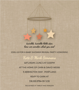 Little Star Mobile Invitation